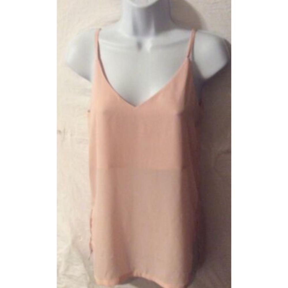 H&M women's  Spaghetti Strap with Side Slit Blouse